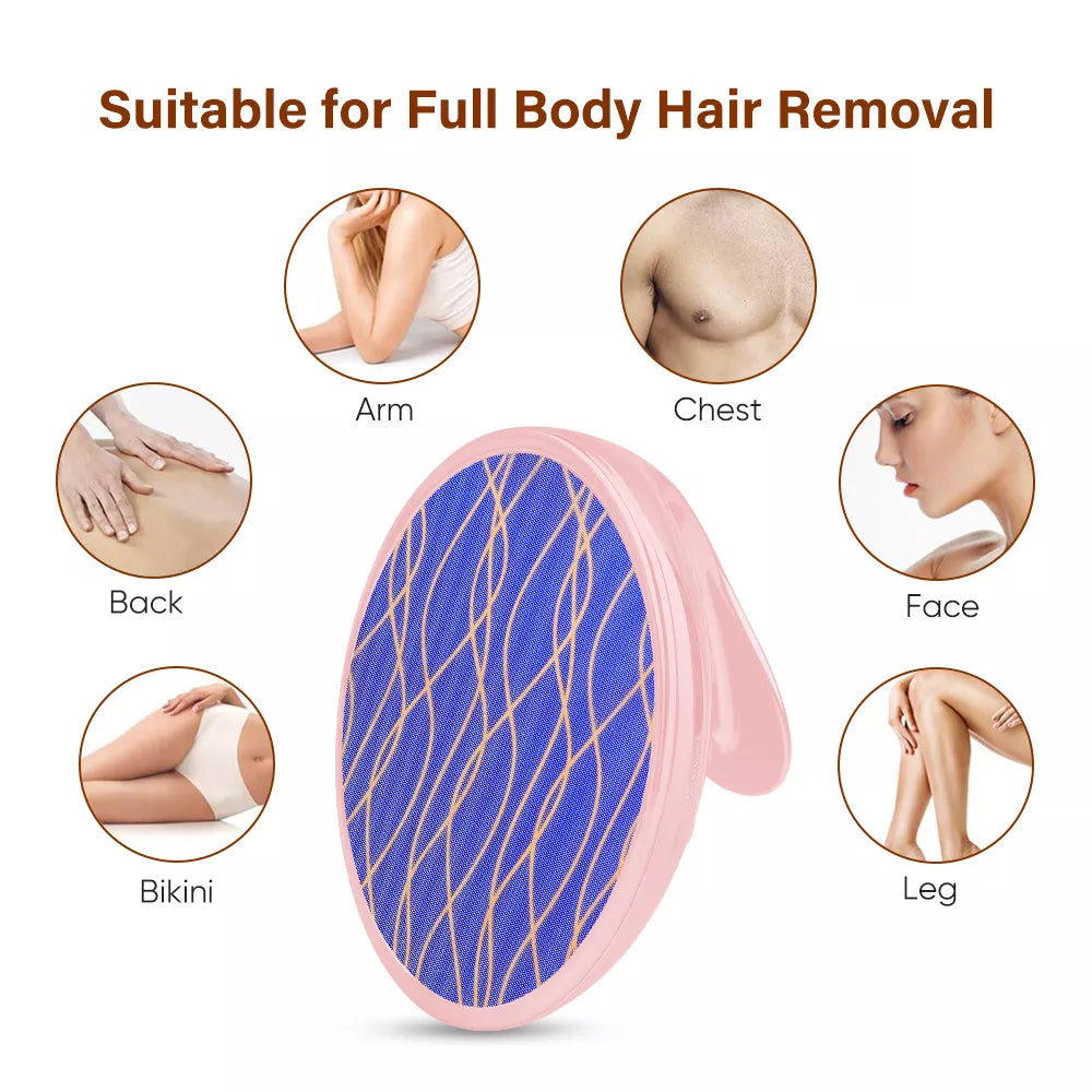 Crystal Nano Hair Removal Device New Hand And Foot Exfoliation Does Not Hurt The Skin And Painless Physical Household Manual Hair Removal Device