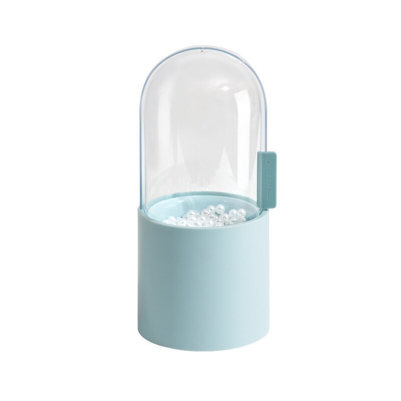 Makeup Brush Storage Box Cosmetic Organizer Makeup Brush Barrel Holder Eyebrow Pencil Plastic Box Waterproof Contains Pearls