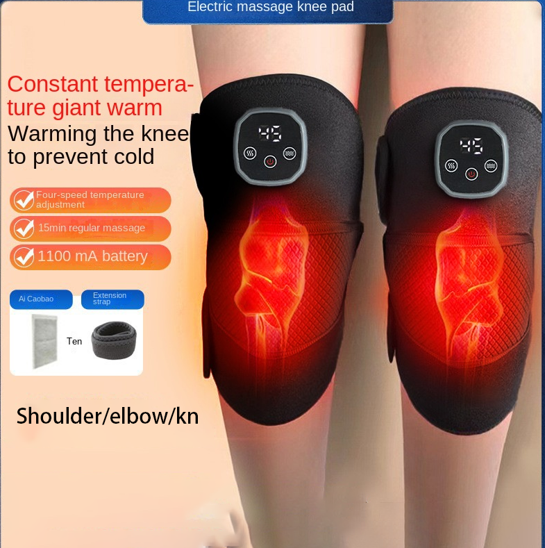 Electric Heated Knee Support Joint Massager for Cold Legs Warm Compress Electric Knee Protector Knee and Calf Massager
