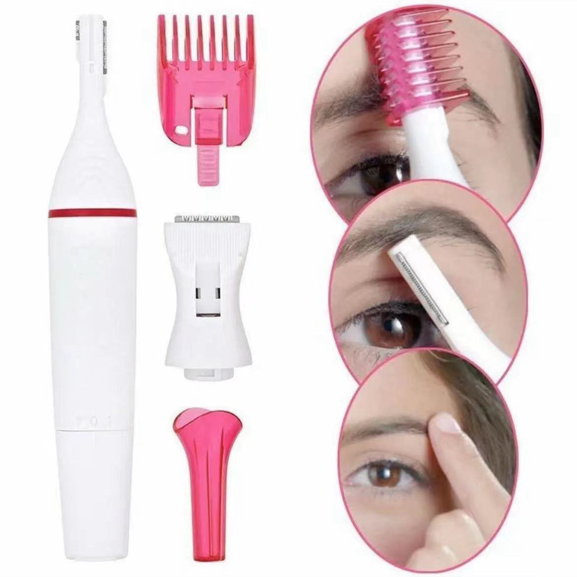 Five-in-One Multi-Functional Women's Electric Eyebrow Trimmer Portable Travel Hair Removal Device Full Body Shaver