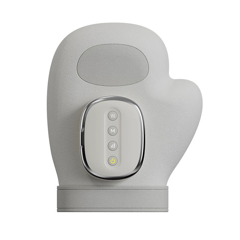 Electric Hand Massager with Air Pressure, Finger Massage, Palm kneading, Meridian Therapy, Acupoint Heating Massage Device