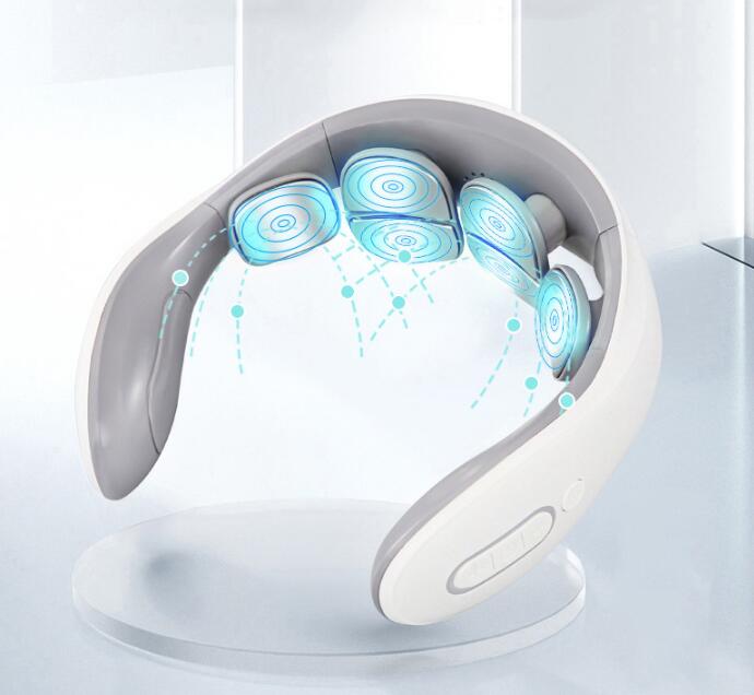 Cervical Spine Massager Home Electric Intelligent Neck Guard Neck Massager Spine Pulse Shoulder And Neck Massager