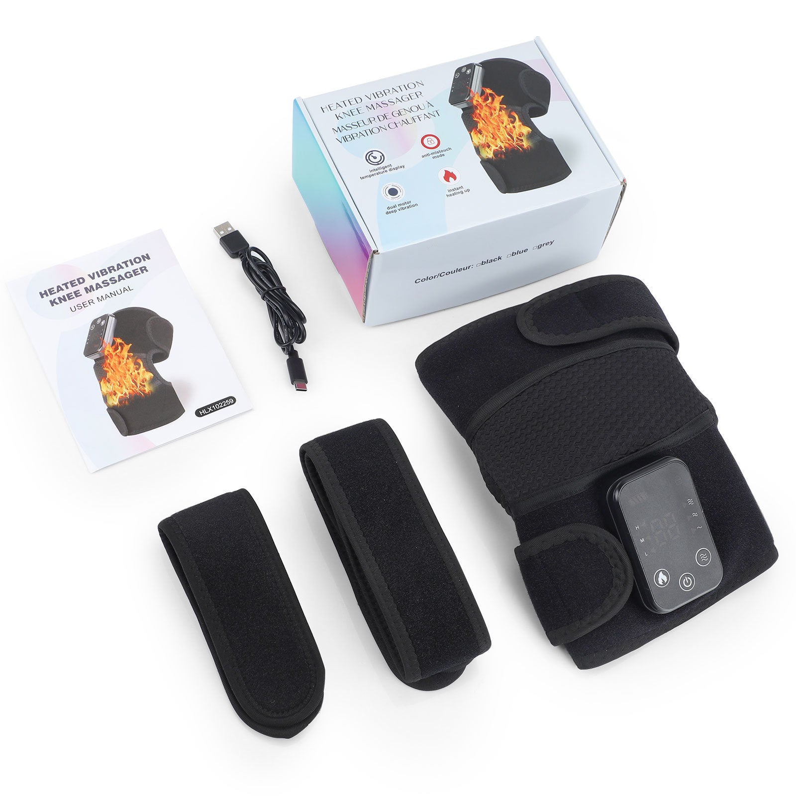Electric Heating Massage Knee Shoulder and Elbow Protectors Warm and Hot Apply Cold Leg Joint Massager